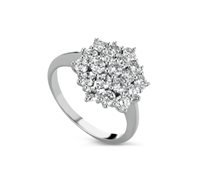 Anneau CikOrefice Gioielli Femme Kate 07 in Or blanc Diamante 0.57 Ct ANLIBERTY/1 - ANLIBERTY/1